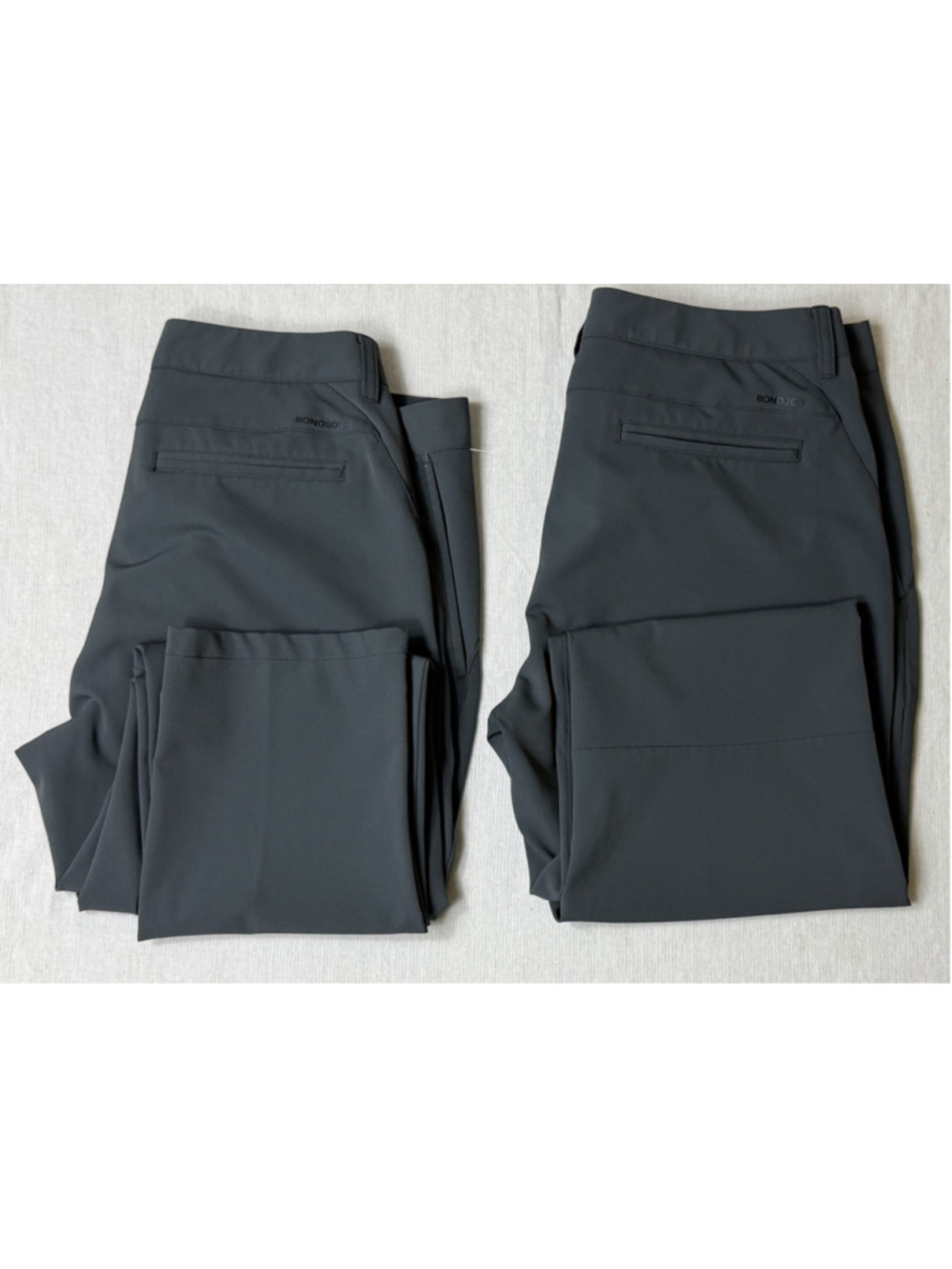 Bonobos Golf Pants Mens 34/30 Grey Slim Fit Stretch Flex Chino bundle of 2